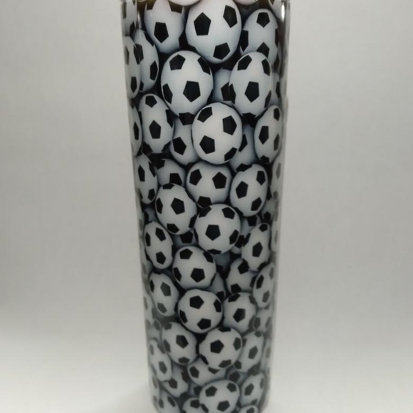 Custom 20oz soccer ball tumbler! - Picture 2 of 2